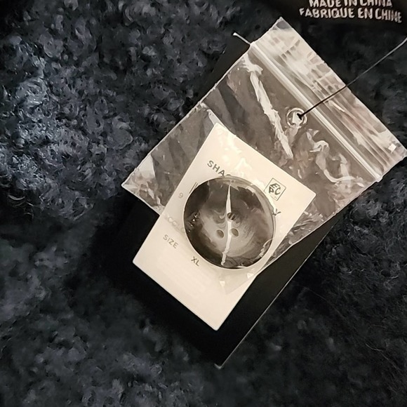 City Chic CCX Teddy Shacke oversized steel blue sherpa style plus size XL 22 NEW - Picture 8 of 9